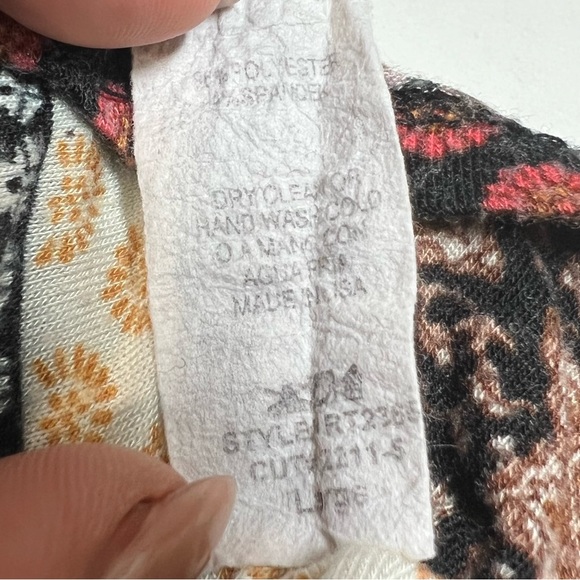 Raggs II Riches Boho Print Top size L - Picture 9 of 14